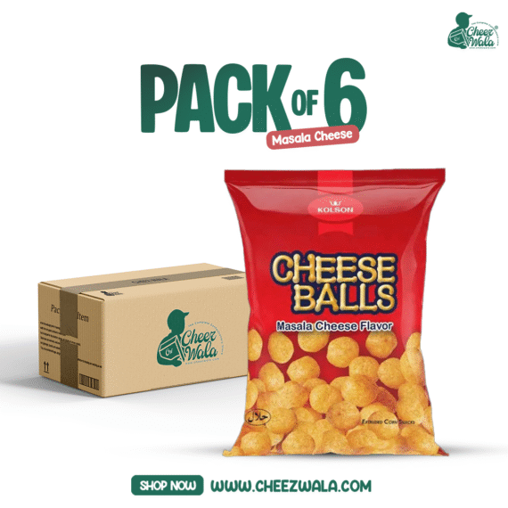 Kolson | Cheese Balls Masala - Pack of 06